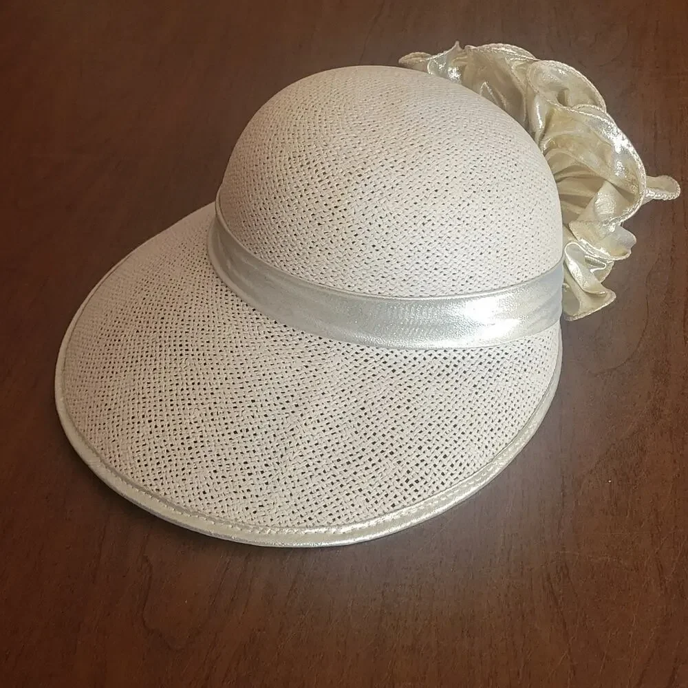 Vintage Rare San Francisco Sonni woven straw hat. Made in USA - Picture 4 of 9